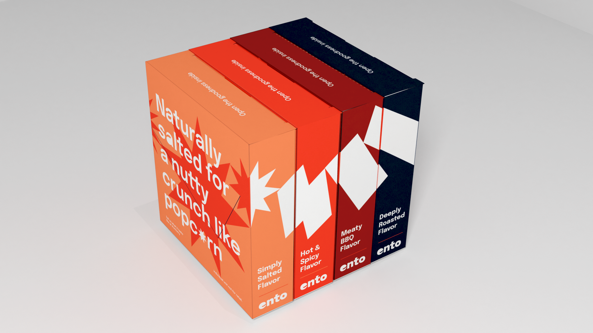 Ento packaging side view B
