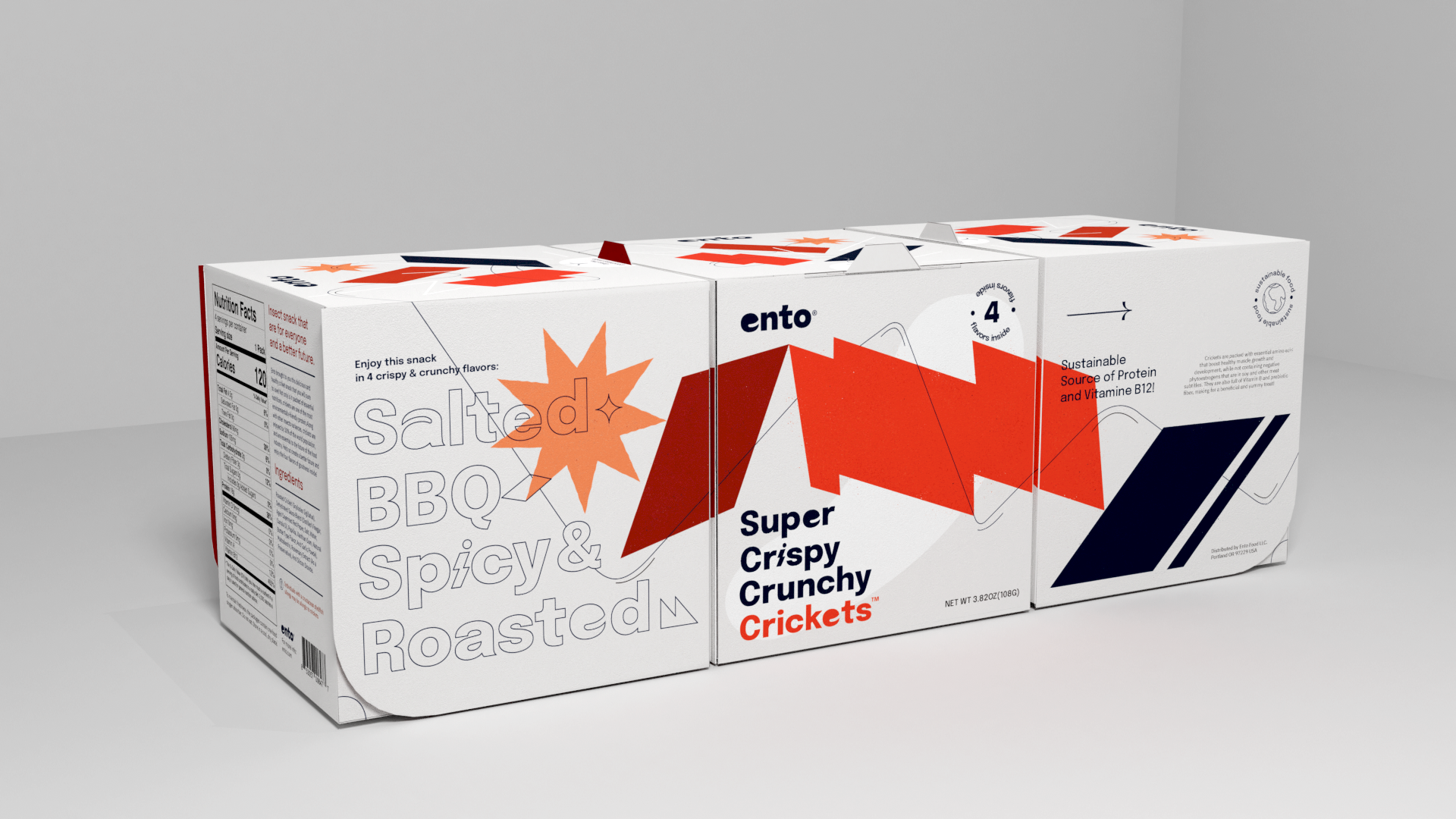 Ento packaging side view B