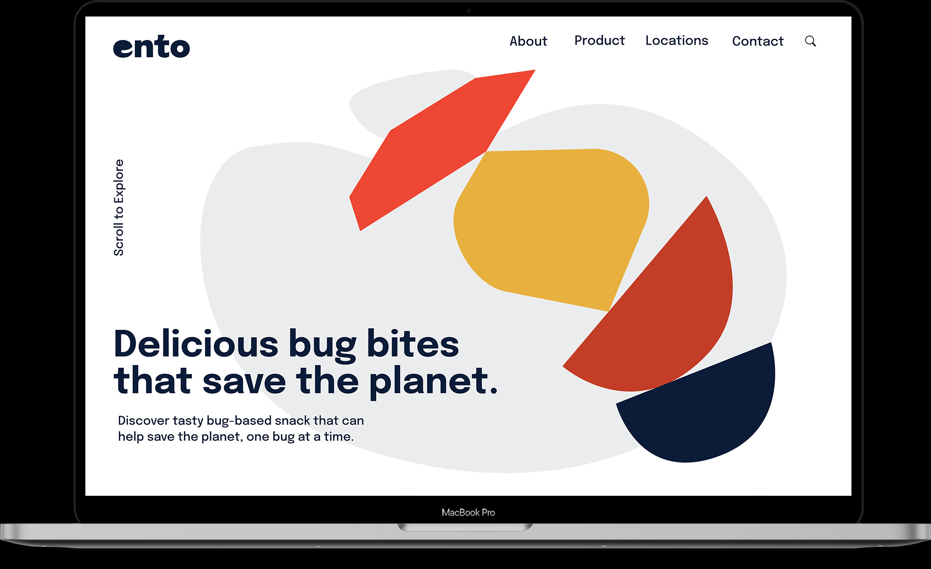 Ento Website Laptop