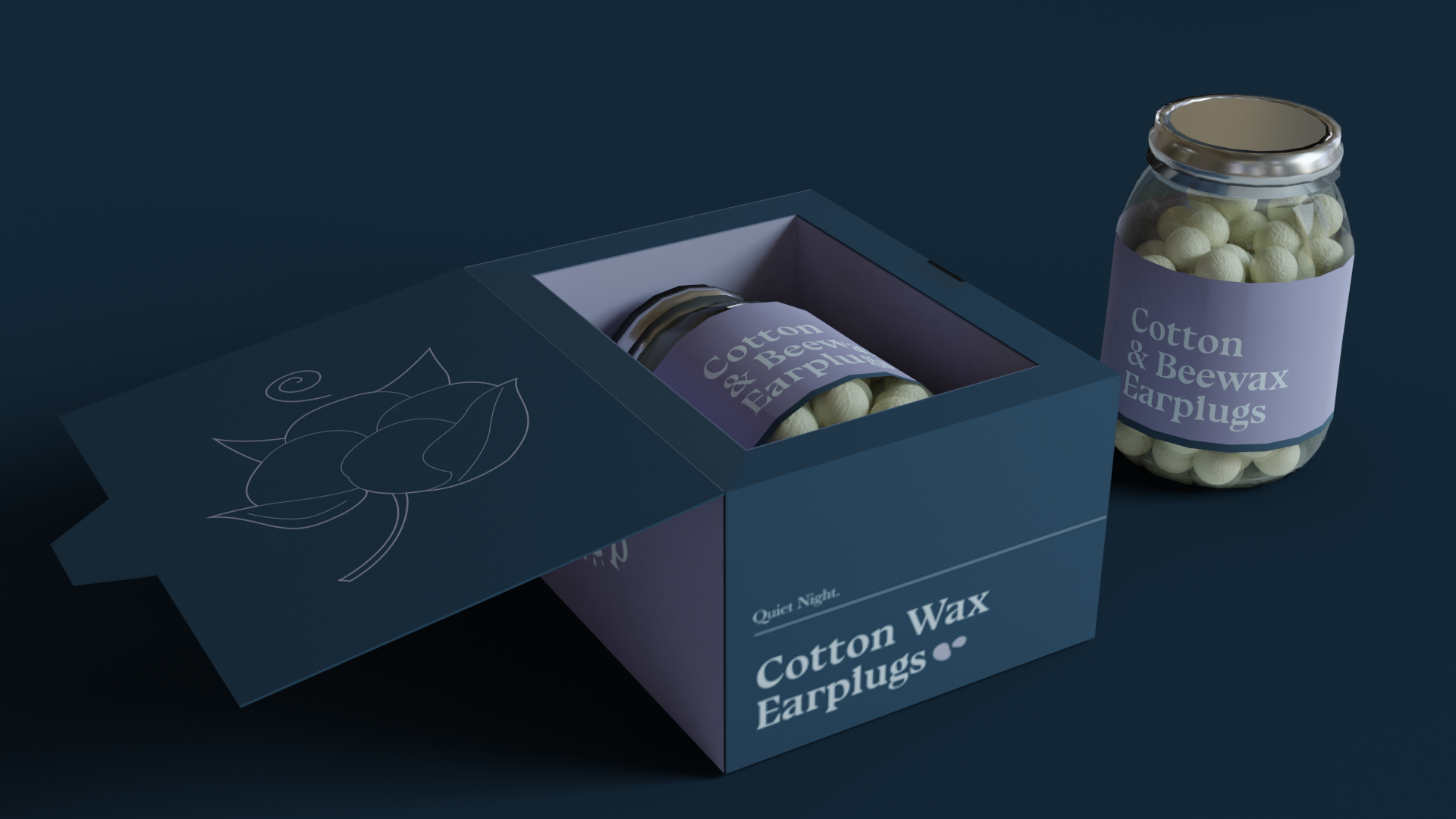 Shleep Cotton Wax Earplug